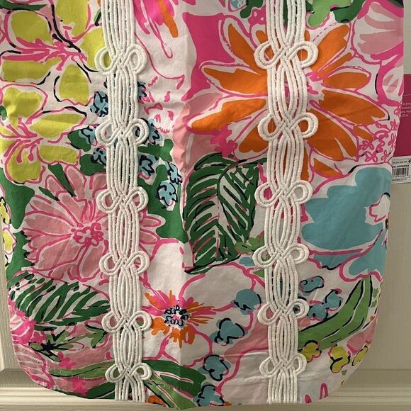 Lilly Pulitzer for Target Nosie Posey Floral Shift Dress Girls Size XS 4-5 NWT - Picture 4 of 10